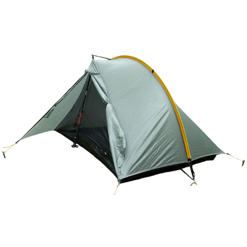 Double rainbow outlet tent