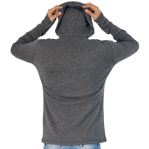 Men's Alpaca Wool Pullover Hoodie by Arms of Andes