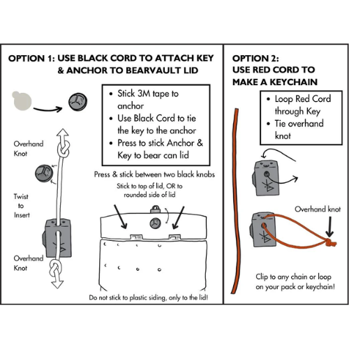 Bear Can Key by Chicken Tramper Gear