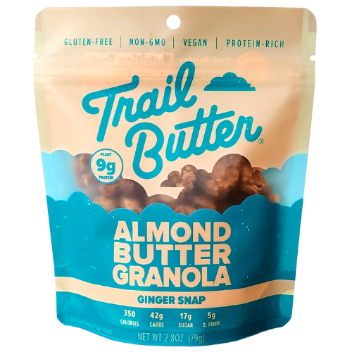 Ginger Snap Almond Butter Granola by Trail Butter