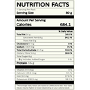 Good Detour Quinoa Paula nutrition facts label 