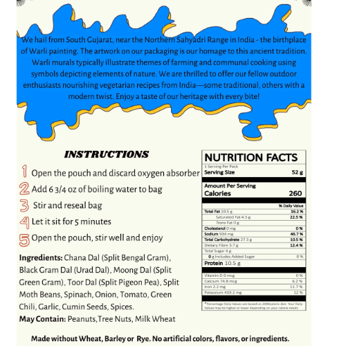 Good Detour Give Lentil Dal Nutrition and Prep Instructions 