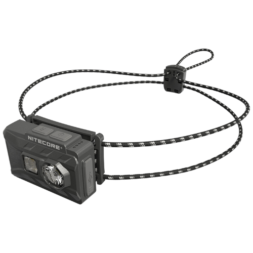 headlamp with shock cord band 