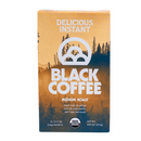 front of package for Organic medium roast instant coffee by Black Coffee Co. 