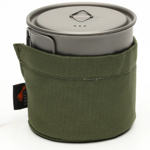 Pot Pocket size Medium pot inside handles are tucked in