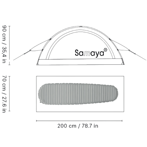 RADICAL1 Tent by Samaya Equipment