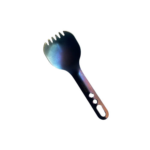 Stubby Titanium Spork by Brautigam Expedition Works