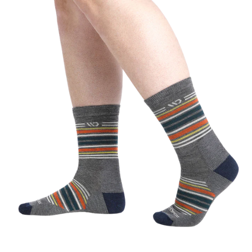 Men's Solid Cushioned Micro Crew Socks by WIDE OPEN® Socks