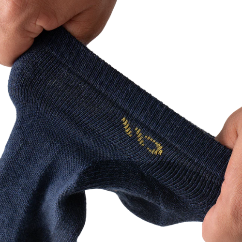 Men's Solid Cushioned Micro Crew Socks by WIDE OPEN® Socks